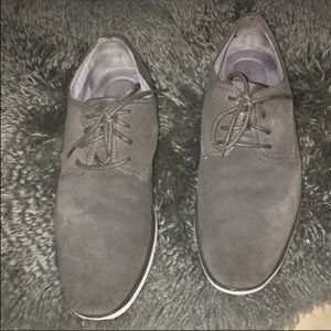 Calvin Klein Men Shoes Gray Suede Size 10
